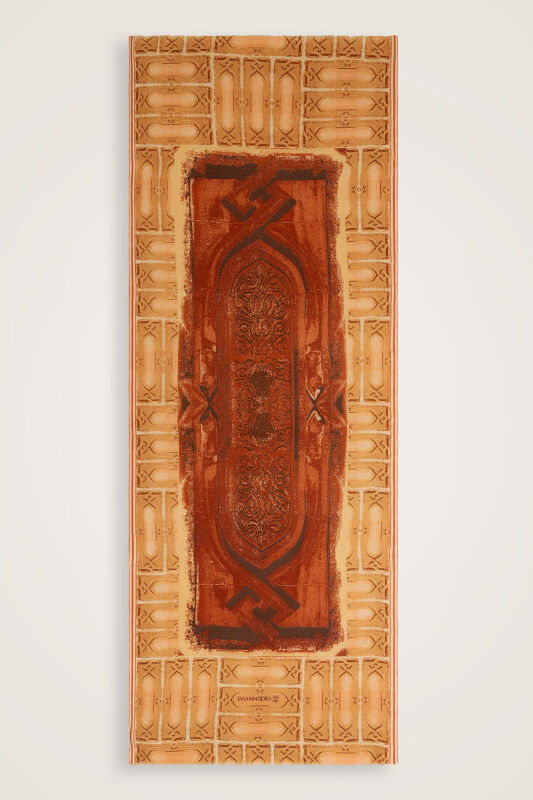 Pulpit Tan Wool Shawl - 2