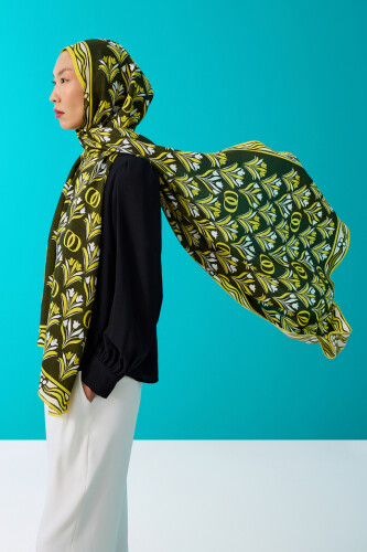 Range Flush Viscose Shawl Yellow - 5