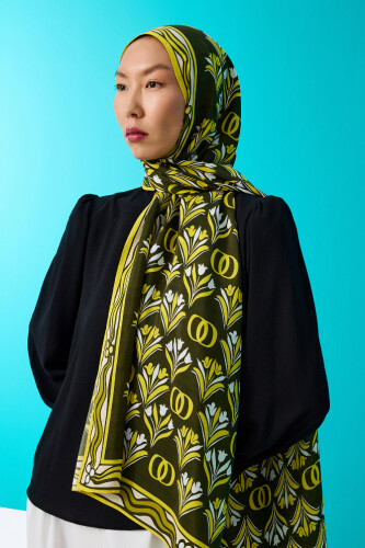 Range Flush Viscose Shawl Yellow 