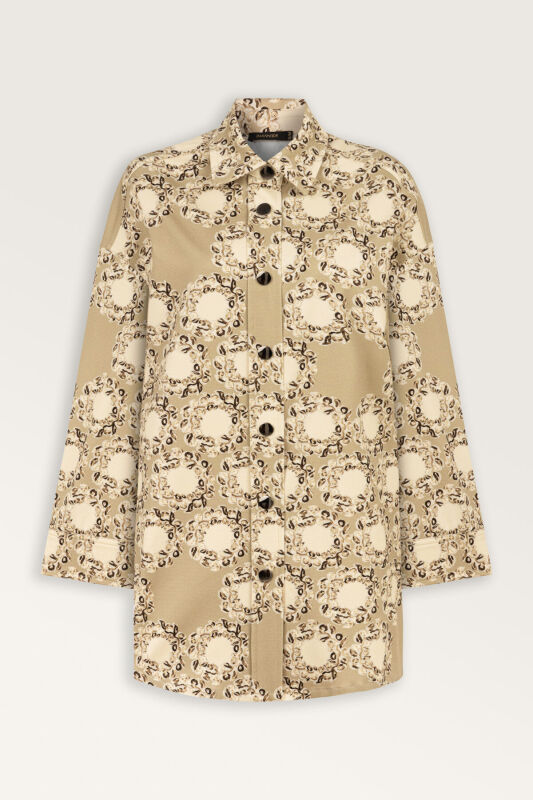 Rings Beige Cotton Jacket - 2