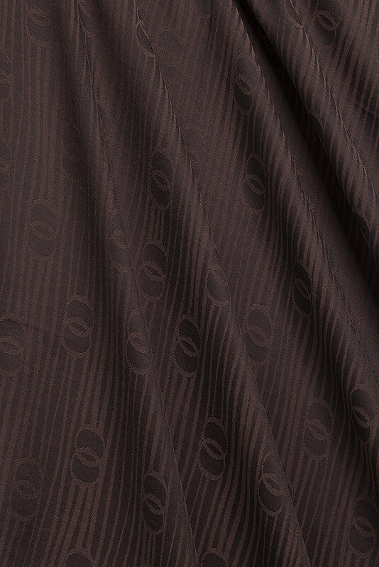 River Logo Brown Naia Lyocell Jacquard Shawl - 2