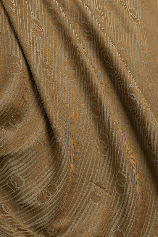 River Logo Khaki Naia Lyocell Jacquard Shawl - 2