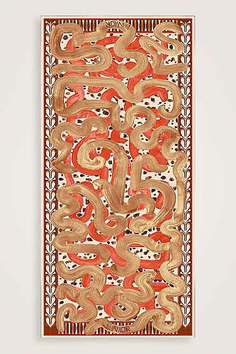 River Road Beige-Orange Silk Voile Scarf - Imannoor