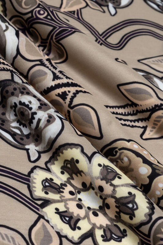 Rose Ivy Mink Floss Viscose Shawl 7 - 4