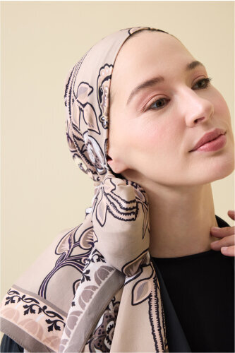 Rose Ivy Mink Floss Viscose Shawl 7 - 3