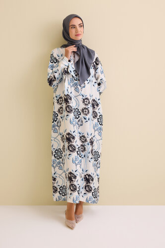 Rose Ivy White Plaid Silk Dress 