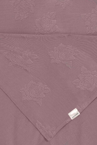 Rose Jacquard Ash Supreme Shawl - 4