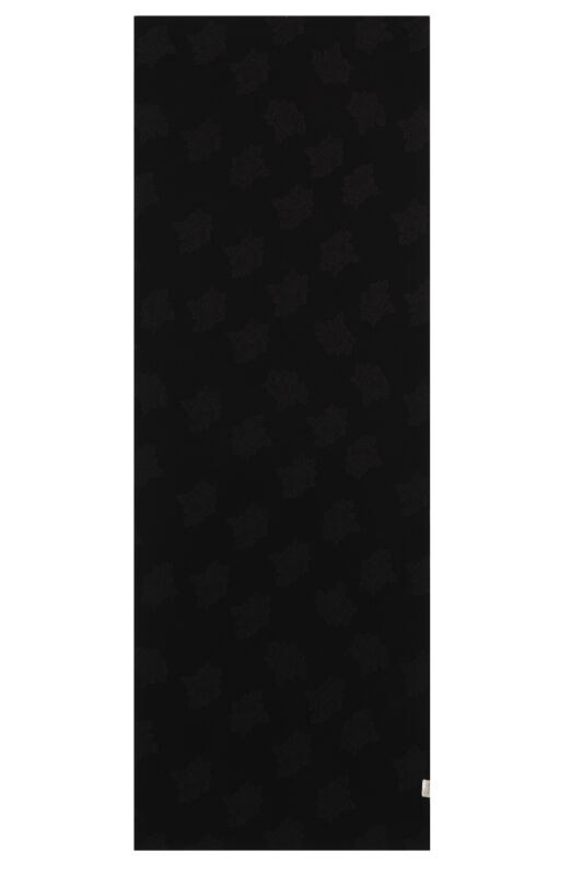 Rose Jacquard Black Supreme Shawl - 2