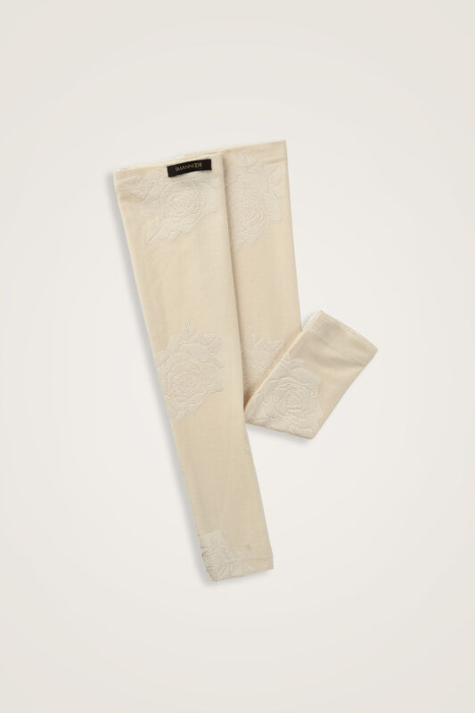 Rose Jacquard Cream Supreme Arm Sleeve - 1
