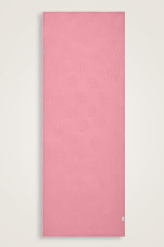 Rose Jacquard Dark Pink Supreme Shawl - 2