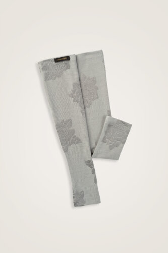 Rose Jacquard Grey Supreme Arm Sleeve - Imannoor