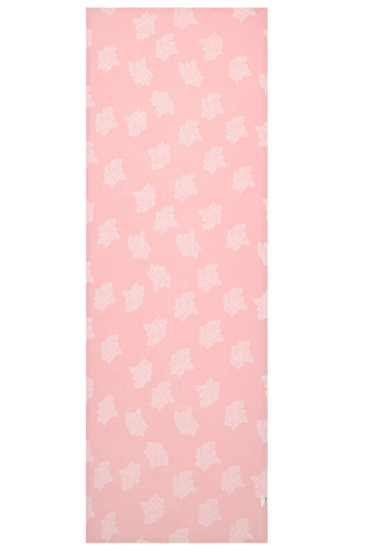 Rose Jacquard Light Pink Supreme Shawl - 2