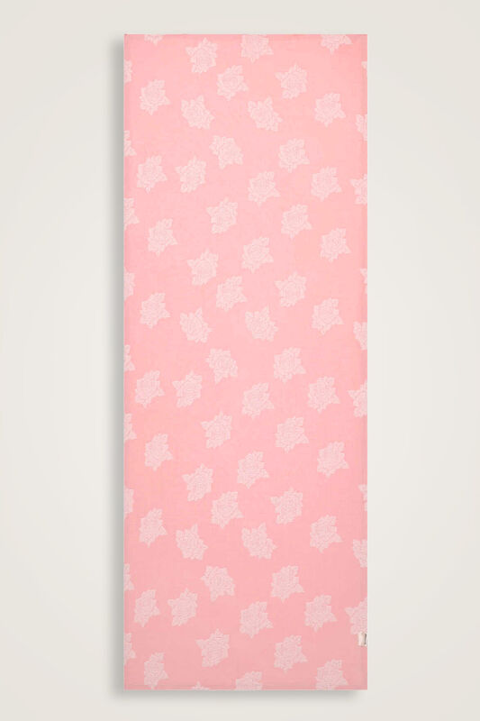 Rose Jacquard Light Pink Supreme Shawl - 2