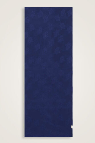 Rose Jacquard Navy Blue Supreme Shawl - 2