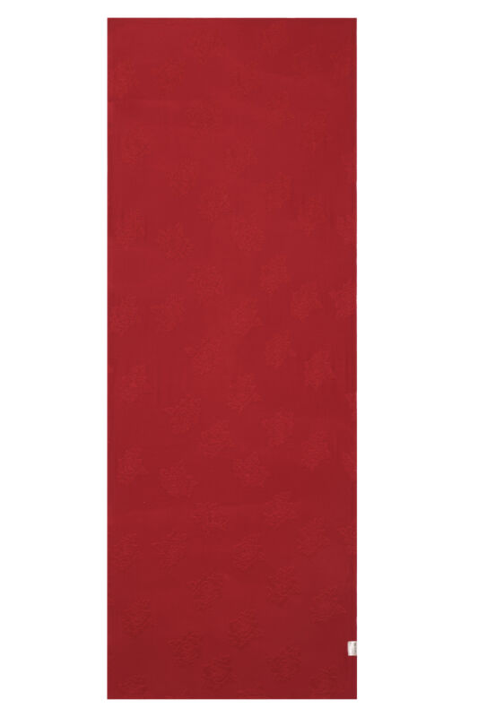 Rose Jacquard Red Supreme Shawl - 2