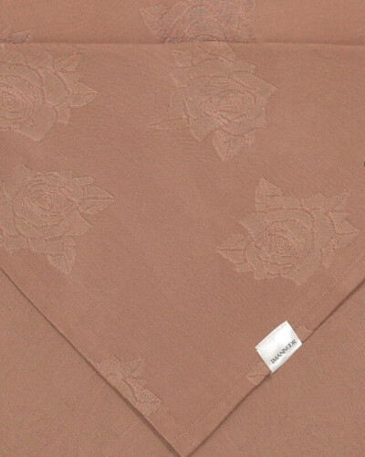 Rose Jacquard Tan Supreme Shawl - 4