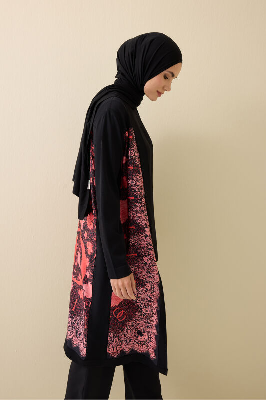 Rose Lace Pomegranate Flower Knitwear Cardigan - 3