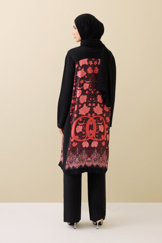 Rose Lace Pomegranate Flower Knitwear Cardigan - 5