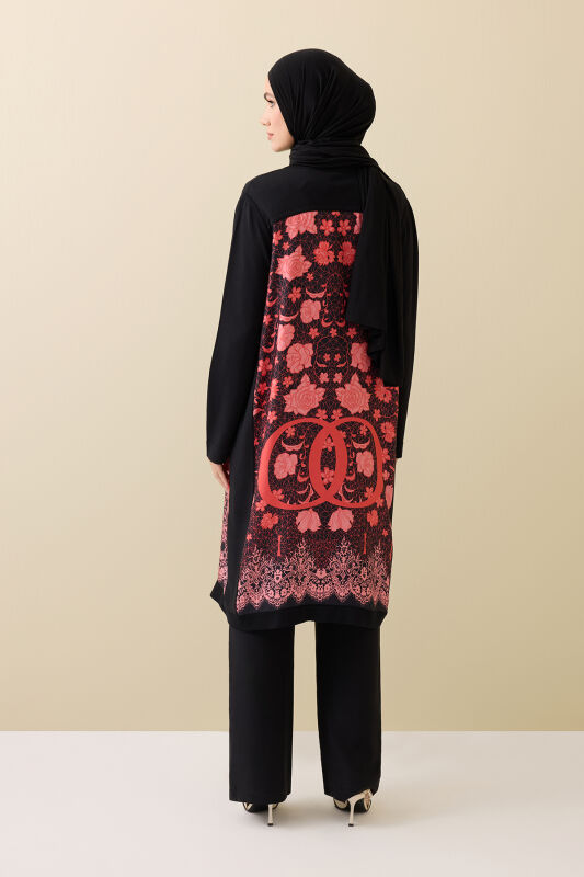 Rose Lace Pomegranate Flower Knitwear Cardigan - 5