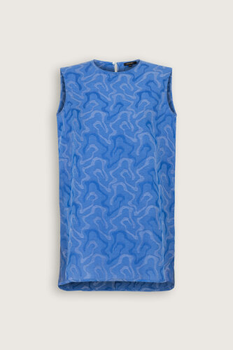 Saks Linen Jacquard Undershirt - 2