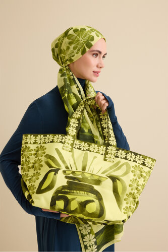 Saksılar Sarı Yaz Çantası - Imannoor (4)