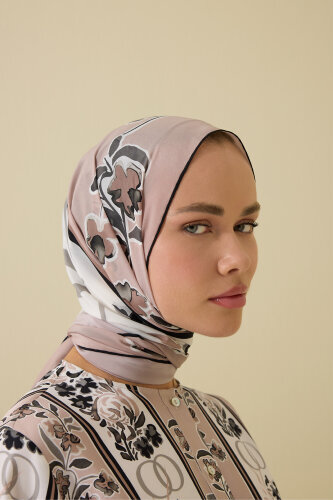 Salıncak Pudra Krep İpek Şal 70x210 - Imannoor (3)
