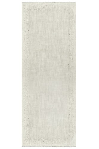 Samyeli Wool Silk Shawl Cream - 1