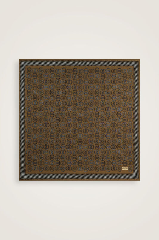 Sarma Noor Altın Tivil İpek Eşarp 90x90 - 2