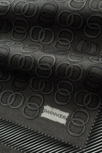 Sarma Noor Antrasit Tivil İpek Eşarp 90x90 - Imannoor (4)