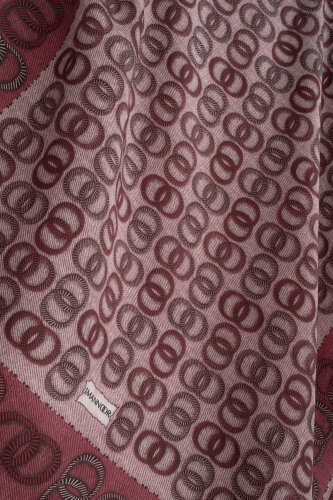 Sarma Noor Mercan Pamuk Floş Şal 70x210 - Imannoor (2)