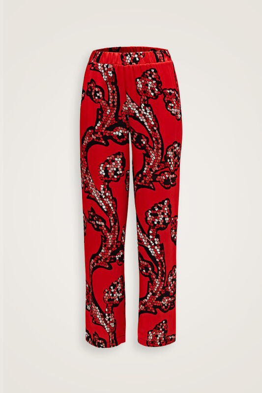 Sarmaşık Kırmızı Pantolon - 1