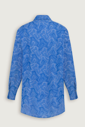 Saxon Linen Jacquard Shirt - 4