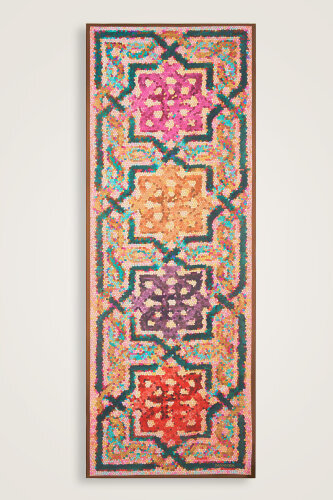 Selcuk Sun Khaki Cotton Shawl - 2