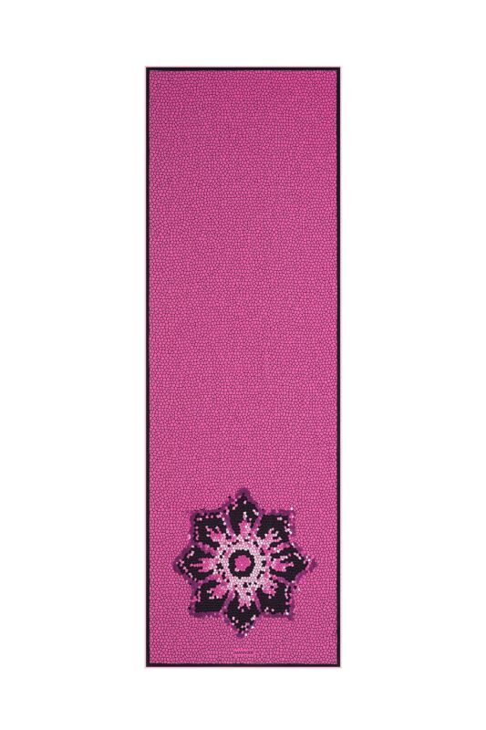 Seljuk Mosaic Simple Shawl Fuchsia - 1