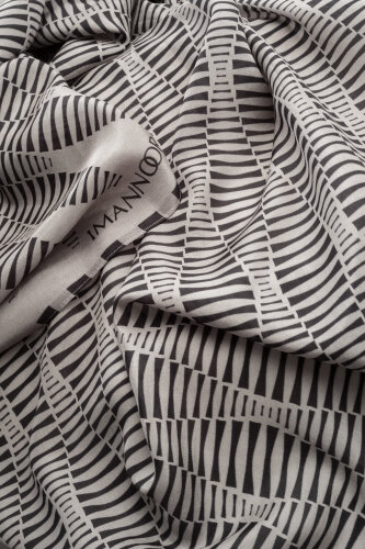 Shuttle Gray Cotton Floss Shawl - 4