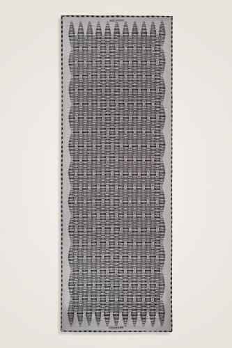 Shuttle Gray Cotton Floss Shawl - 2