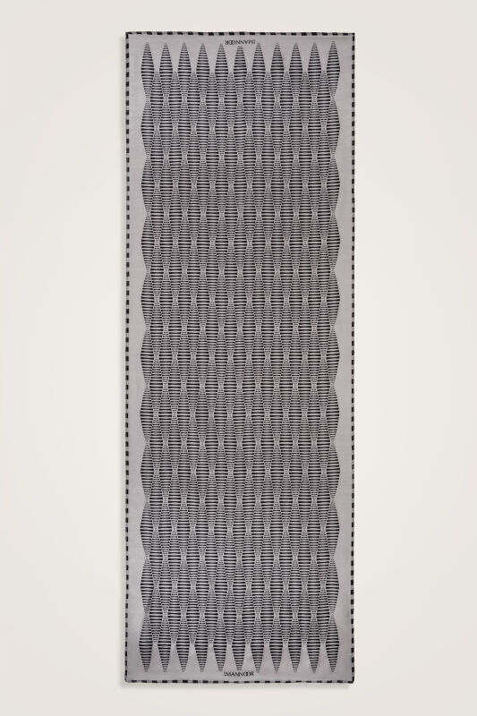 Shuttle Gray Cotton Floss Shawl - 2