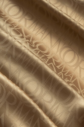 Signature I Beige Jacquard Shawl - 3
