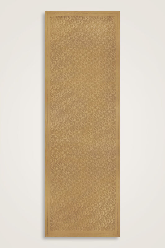 Signature I Beige Jacquard Shawl - 2