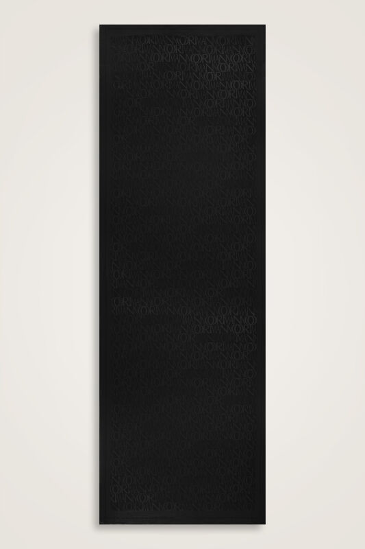 Signature I Black Jacquard Shawl - 2