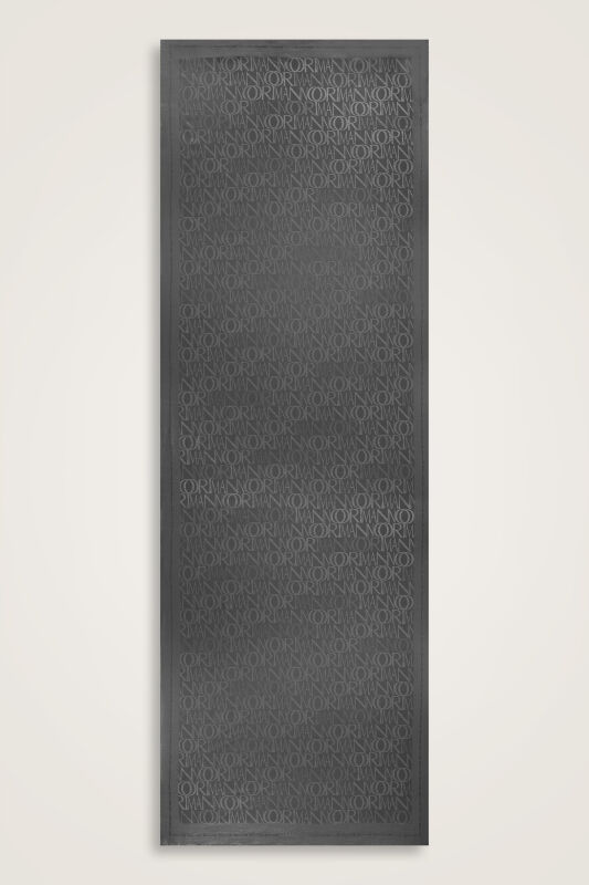 Signature I Gray Jacquard Shawl - 2