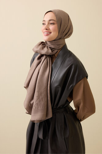 Signature I Mink Jacquard Shawl - 5