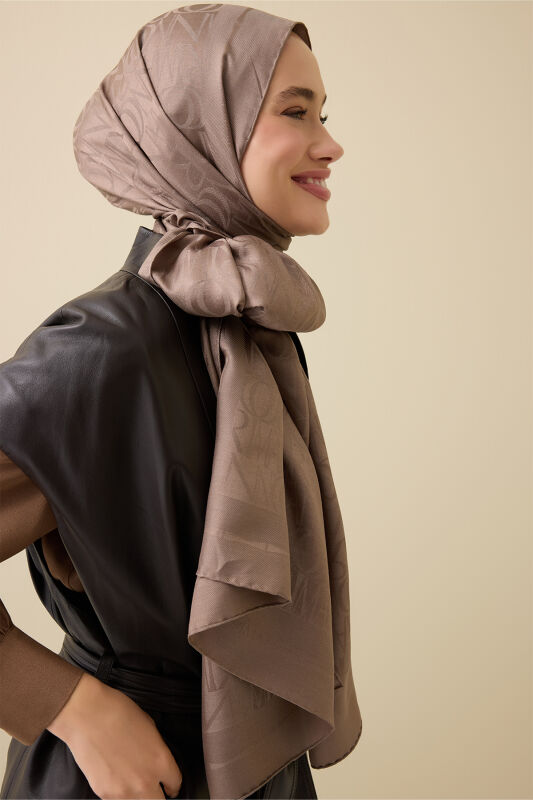 Signature I Mink Jacquard Shawl - 3
