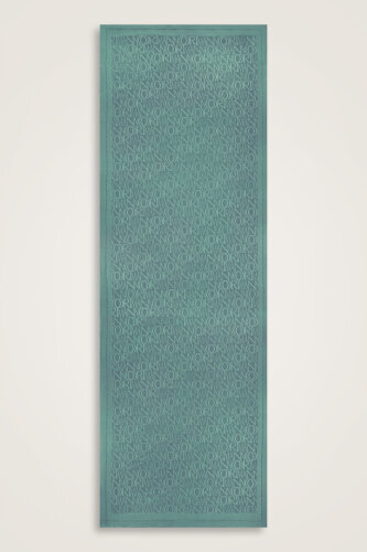 Signature I Mint Green Jacquard Shawl - 2
