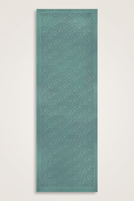 Signature I Mint Green Jacquard Shawl - 2