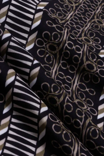 Sırma Haki Floş Viskon Şal 72x212 - Imannoor (4)