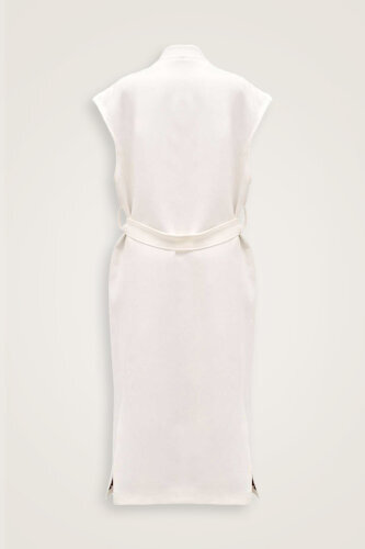 Sleveless Coat White - 6