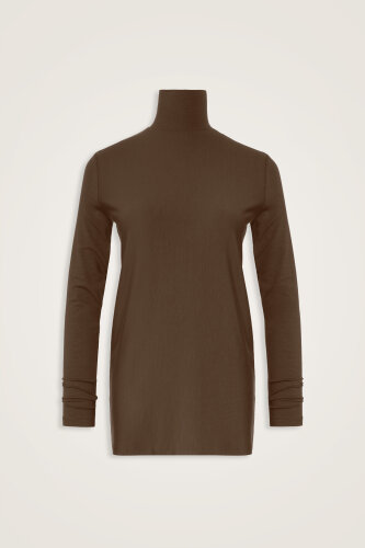 Solid Color Cappuccino Supreme Blouse 