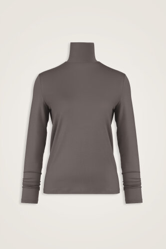 Solid Color Dark Gray Short Supreme Blouse 