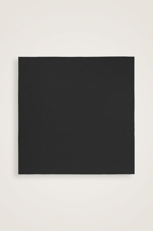 Solid Color Light Gray-Dark Gray Double-Sided Silk Scarf - 3